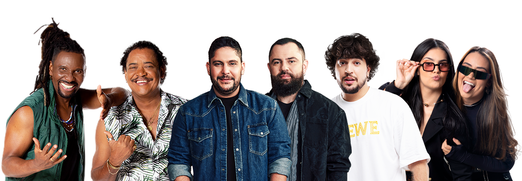 É o Tchan | Jorge e Mateus | Nattan | Amanda e Ruama