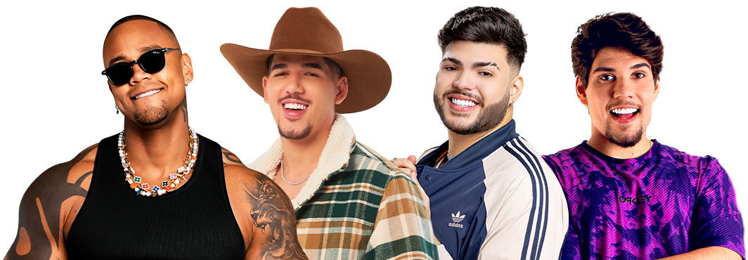Léo Santana | Zé Vaqueiro | kadu Martins | Nuzio Medeiros 